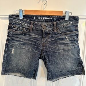 Guess Dark Blue Denim Jeans Shorts